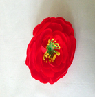 Nhân tạo Faux Silk Bất động cảm ứng Đường kính 10cm Tea Rose Flower Head
