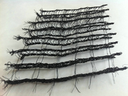 Đen PE / PET 3D Lưới vải, Warp đan lưới không khí 3D cho xe đệm