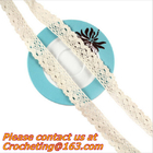 tinh tế căng đàn hồi Crochet ren cắt thủ công 7cm bông ren