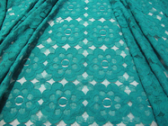 Màu xanh lá cây đẹp bông Nylon ren vải lưới sinh thái thân thiện CE SGS SYD-0008