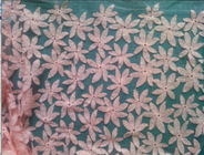 Bông thêu lưới nước ren tan vải, hoa mẫu cho trang phục chính thức