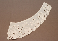 Crochet Cá nhân Handmade trắng bông Peter Pan ren cổ áo Motif cho Dresses