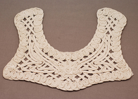 Quần áo necklines cổ áo thêu Ruffle Ngà 100 bông Crochet Lace