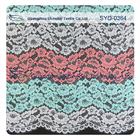 Nylon Polyester Corded vỏ sò vải ren / hoa ren vải đầm