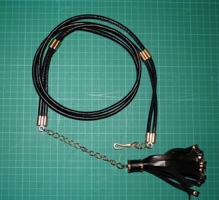 Đen tua PU chuỗi eo, thắt lưng vải 1.5cm cho phụ nữ kim loại và PU