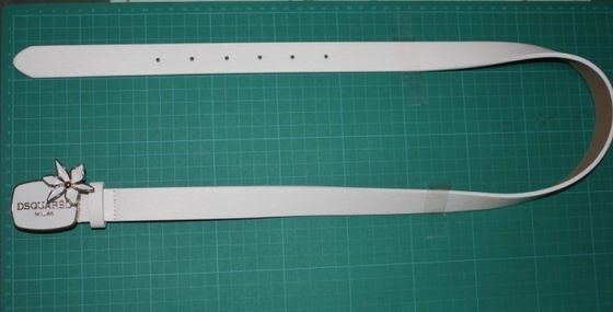 Đặc biệt dây nịt vải cho phụ nữ, vành đai PU trắng 3.5cm