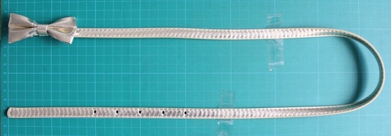 đai pu đầy màu sắc với cây cung, 1.2cm Thắt lưng vải Đối với váy phụ nữ của phụ nữ