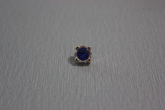 14L ABS acrylic nút Tuỳ chỉnh quần áo với Blue Diamond cho áo sơ mi nữ