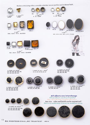 OEM ABS nút ngọc trai / nút rhinestone acrylic cho các phụ kiện may mặc