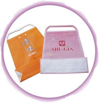 Quần áo tùy chỉnh Túi nhựa Xử lý khuyến mãi Túi mua sắm