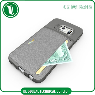 Trọng lượng nhẹ Tuỳ trường hợp điện thoại di động Da cho Samsung Galaxy S6