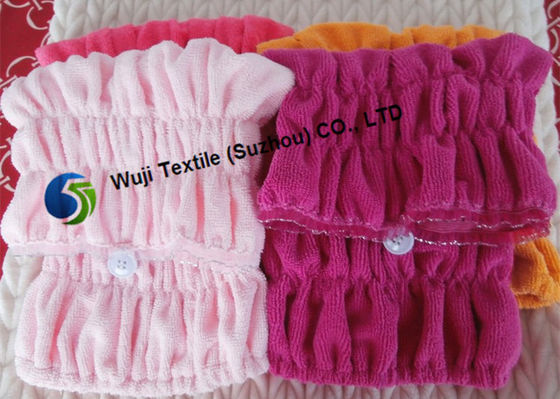 37 * 16cm Customized In ấn và thêu tóc sấy Turban với ren