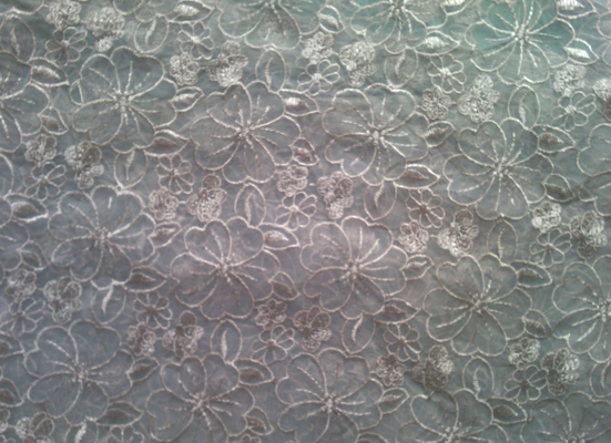 Polyester thêu ren Vải