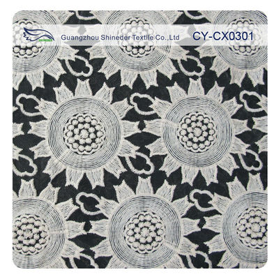 Hoa thêu ren vải, bông Organza vỏ sò ren cho phụ nữ ăn mặc