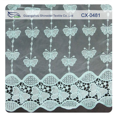 Bướm Organza thêu ren vải, Eco-thân thiện nhuộm / bình thường nhuộm