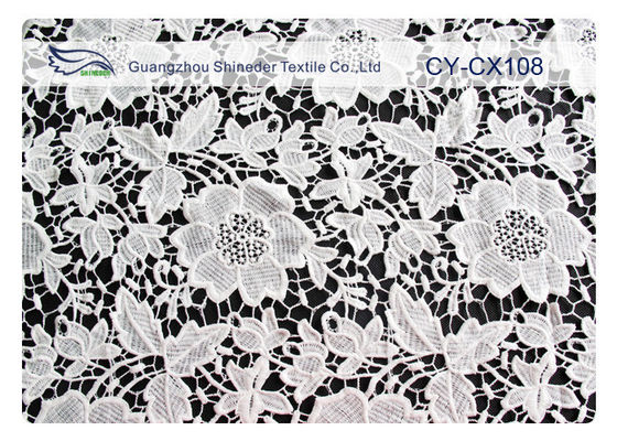 Nylon bông vải thêu ren với chiều rộng 120cm CY-CX108