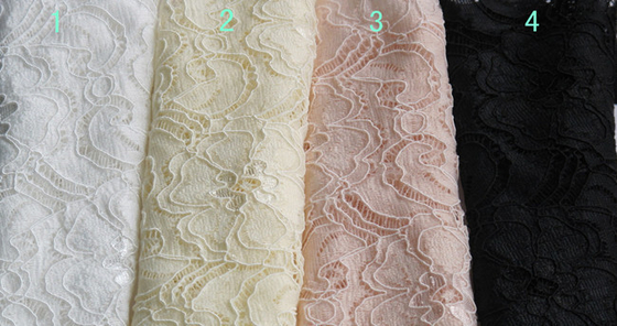 Nylon vải thun thun vải ren