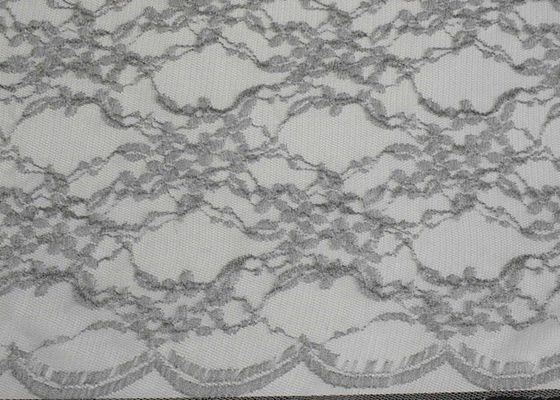 Sợi Nylon bạc kim loại vải ren cho quần áo ngủ chống tĩnh CY-LW0632