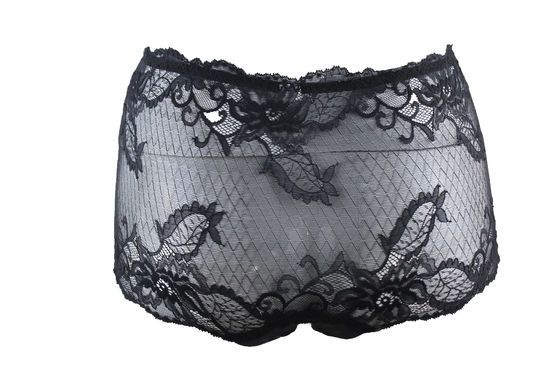 Elegant thêu ren Boyshort Panties eo cao cho trẻ Nữ