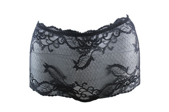 Elegant thêu ren Boyshort Panties eo cao cho trẻ Nữ