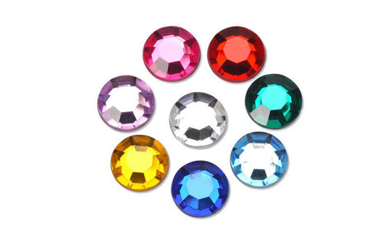 Màu xanh túi may Phụ kiện Acrylic kim cương Gems phẳng lại Acrylic Rhinestone
