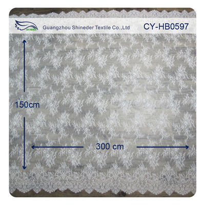 Thời trang Nylon Stretch lông mi xù ren Trim / thêu ren vải