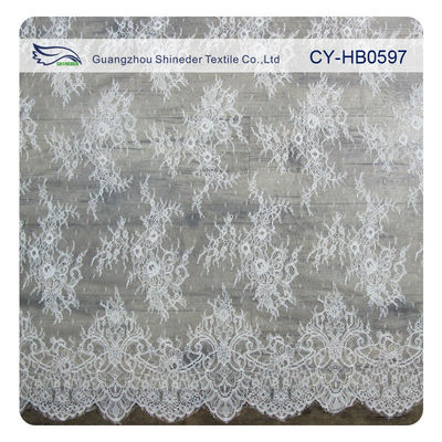 Thời trang Nylon Stretch lông mi xù ren Trim / thêu ren vải