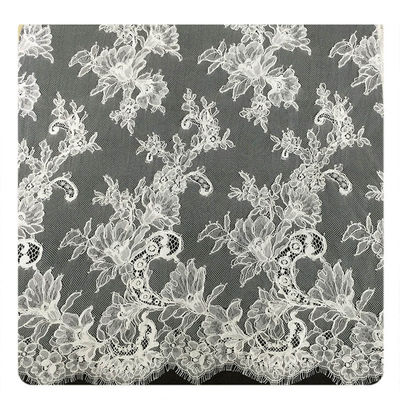 Ngà lông mi Chantilly Lace Trim, Bridal kem dây vải ren