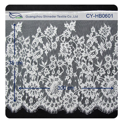 Nylon lỗ gắn ren Trim, hoa sò Bridal ren cho buổi tối ăn mặc