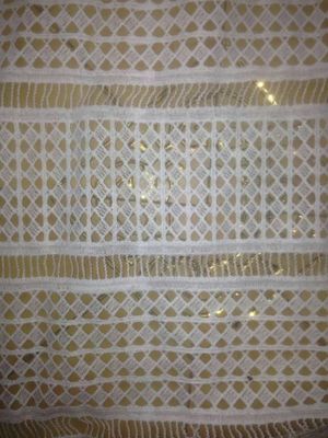 Hoa văn trang trí thường xuyên Lace Trim hoa mẫu trắng cho váy Girl