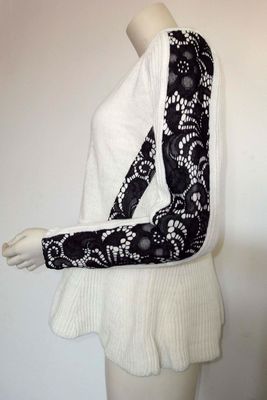 Ren lót PU cổ cắt Ladies áo thun áo len mặc quần áo hoặc tùy chỉnh