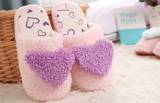Cartoon 11 &quot;3D Tình yêu cô gái Plush Dép và Boots, thoải mái phụ nữ dép