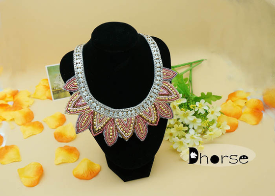 Trang trí thạch giống Bead Collar Necklace, Thời trang Collar Necklace