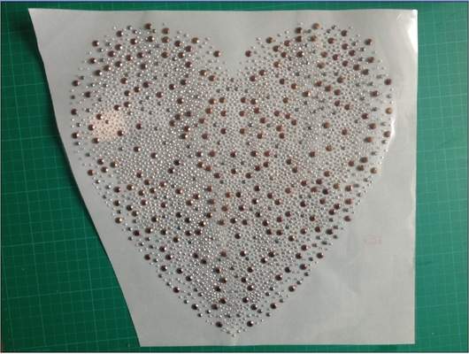 Nửa vòng Chuyển Rhinestone nhiệt đáng yêu