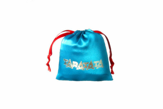 Trang sức dây kéo màu xanh Pouch quà tặng đóng gói, Proof ẩm 13 * 16cm