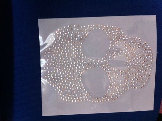 Skull mô hình sửa chữa nóng nửa vòng Chuyển Rhinestone nhiệt CHO túi quần