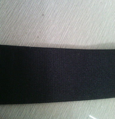 Quần áo và thắt lưng màu đen đồng bằng cao su đàn hồi cho Webbing túi xách / đóng gói xe đẩy