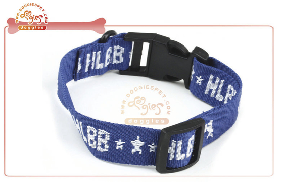 Customised Jacquard Nylon Webbing Đối Dog Collars Cá nhân