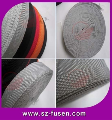 Đầy màu sắc dệt 100% Nylon Strap Webbing Ví Ba lô / Belt / Thể thao