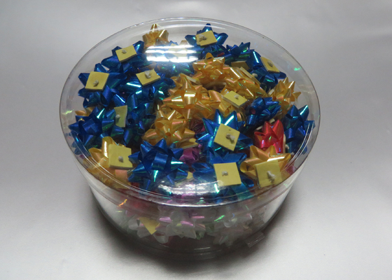 Vàng, Đỏ, Xanh Thống sao quà tặng nơ ruy băng bằng polypropylene dùng cho trang trí quà tặng