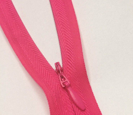 Quần áo Dây kéo răng # 3 SGS Nylon hồng Eco-Friendly