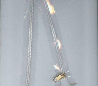 Professional PVC rõ ràng 60cm Zipper Răng cho Áo mưa trong suốt
