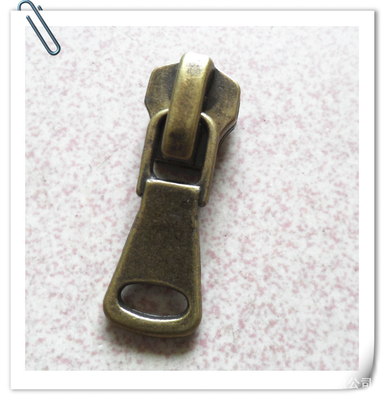 3 # kim loại tự động Khóa dây kéo trượt, Custom Zipper Kéo thay thế