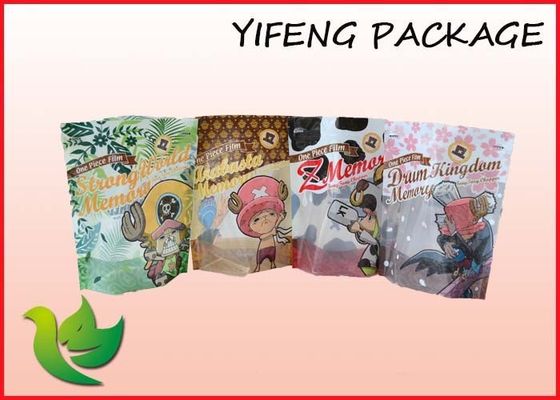 Custom Logo nhựa Stand Up Pouches Với Zipper Đối với thực phẩm đóng gói