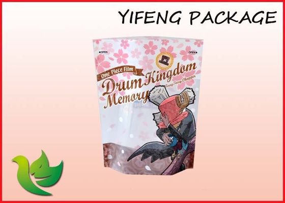 Custom Logo nhựa Stand Up Pouches Với Zipper Đối với thực phẩm đóng gói