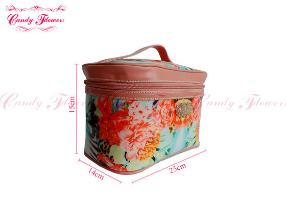 Tùy chỉnh nhỏ Make up hoa Canvas túi du lịch Mỹ phẩm Trường hợp