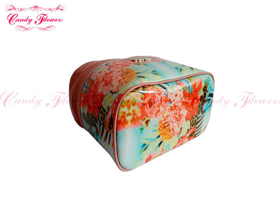 Tùy chỉnh nhỏ Make up hoa Canvas túi du lịch Mỹ phẩm Trường hợp