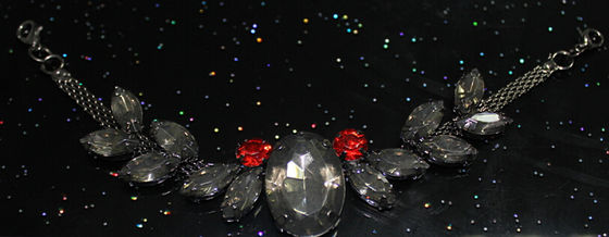 Trang trí Đen Handmade Vòng ABS Flexible vàng thời trang Pearl / hợp kim
