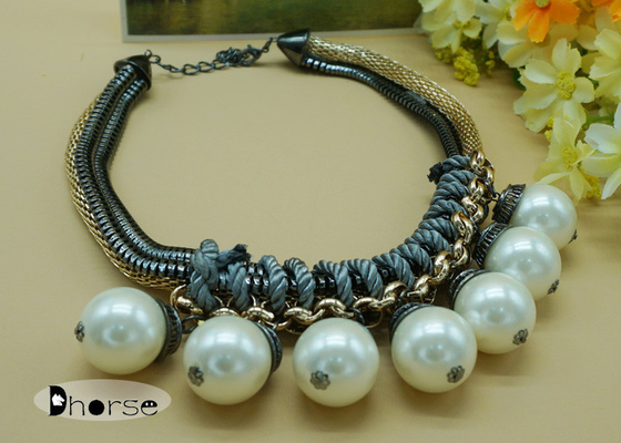 Chunky ngọc cổ vòng cổ, cổ áo đính cườm vòng cổ cho giao hợp xã hội
