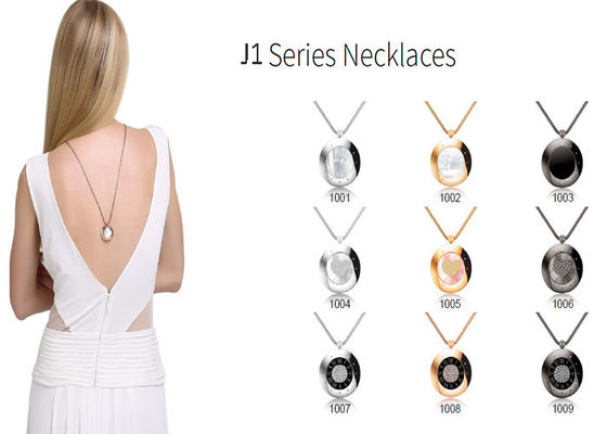 Rose-Vàng nữ Bluetooth Smart Necklace Mileage đo pin
